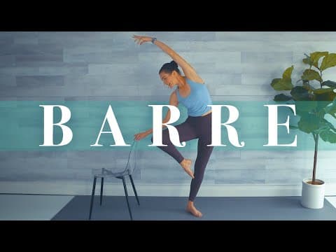 Barre Workout for Beginners & Seniors // Tighten & Tone with Standing Abs & Stretches!