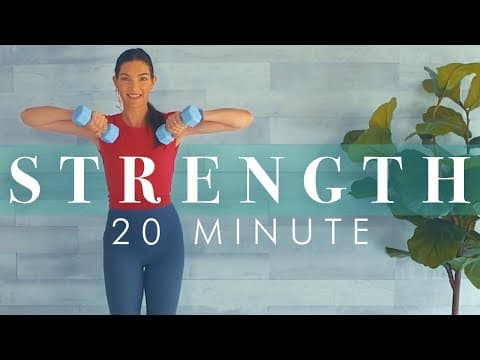 20 Minute Total Body Standing Strength Workout for Seniors & Beginners