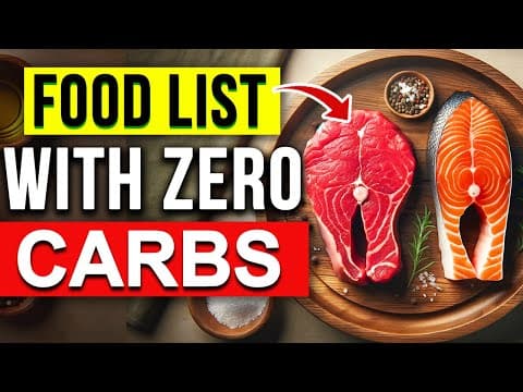 Amazing ZERO CARB Food List that Keeps Keto and Ketosis SIMPLE and EASY