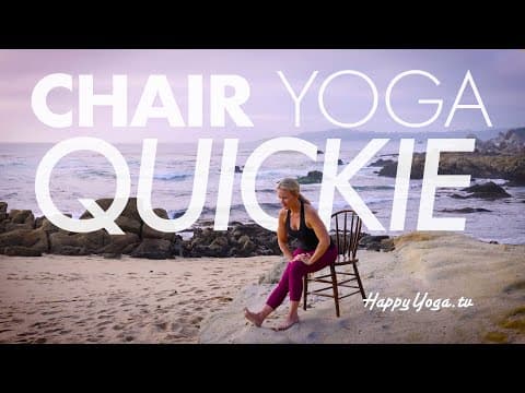 Chair Yoga Quickie Relax & Refresh | 30 Day Yoga Challenge