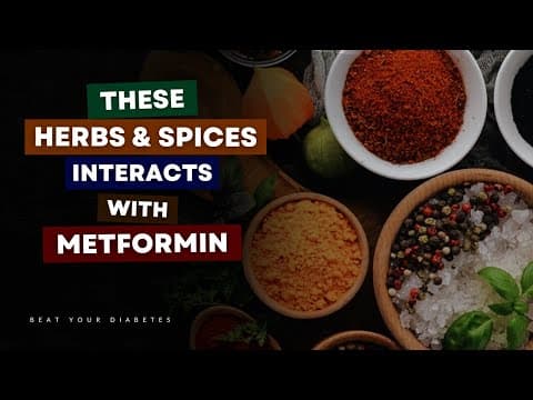 Diabetics, These Herbs And Spices Are Interacting With Metformin (Must Watch!)