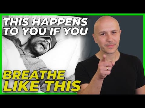 THIS IS WHAT HAPPENS TO YOUR FACE IF YOU BREATHE LIKE THIS | THE DANGERS OF MOUTH BREATHING