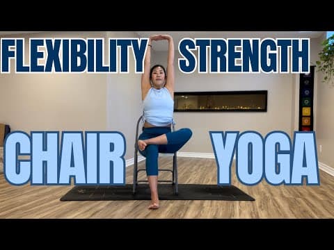 25 Minutes Chair Yoga For Strength & Flexibility || Full Body Best Results *Weight Loss