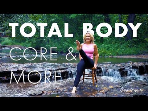 10 Minute Chair Yoga Total Body Core & More