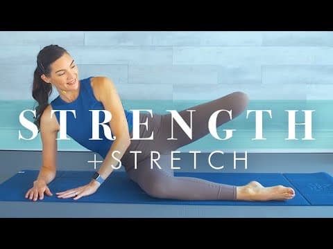 Strength, Sculpt & Stretch Workout! Bodyweight Exercises for Beginners & Seniors