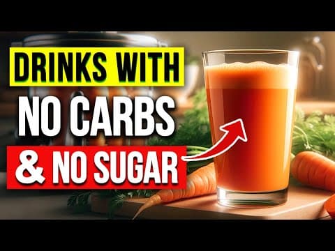 11 HEALTHIEST Drinks With No Carbs & No Sugar (NOT Water)