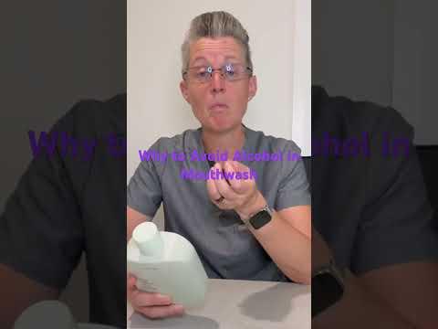 Should I Use Mouthwash With Alcohol In? #holisticdentistry #mouthwash #dentalhealth