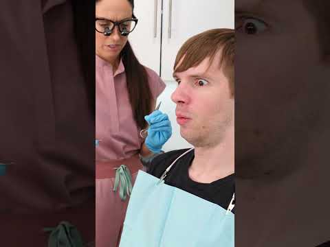 you should brush your teeth BEFORE the dentist? #shorts #dentist #teeths