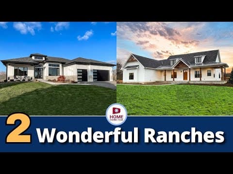 2 Custom Ranch House Tours We Love! - See the Design Details That Make These Homes Special