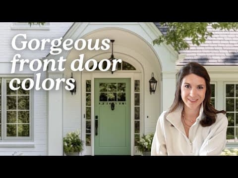 The best front door paint colors