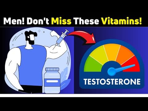 TOP 8 Vitamins That BOOST TESTOSTERONE