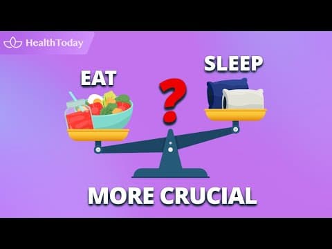 Eat or Sleep? Which Is More Important?