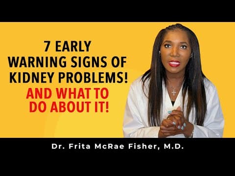 7 Early Warning Signs and Symptoms of Kidney Problems! And What To Do About It!
