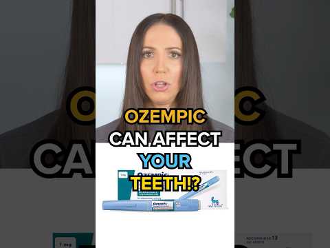 ozempic can affect dental health? #shorts #weightloss