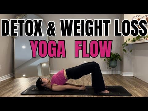 20 Mins Yoga Flow to Stay Balanced with Your Weight | Detox & Lymphatic Drainage Flow
