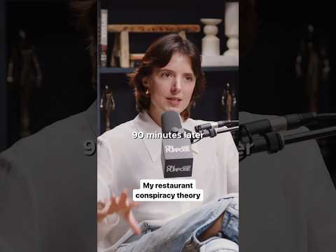 Restaurant conspiracy theory 🕵🏻♂️
