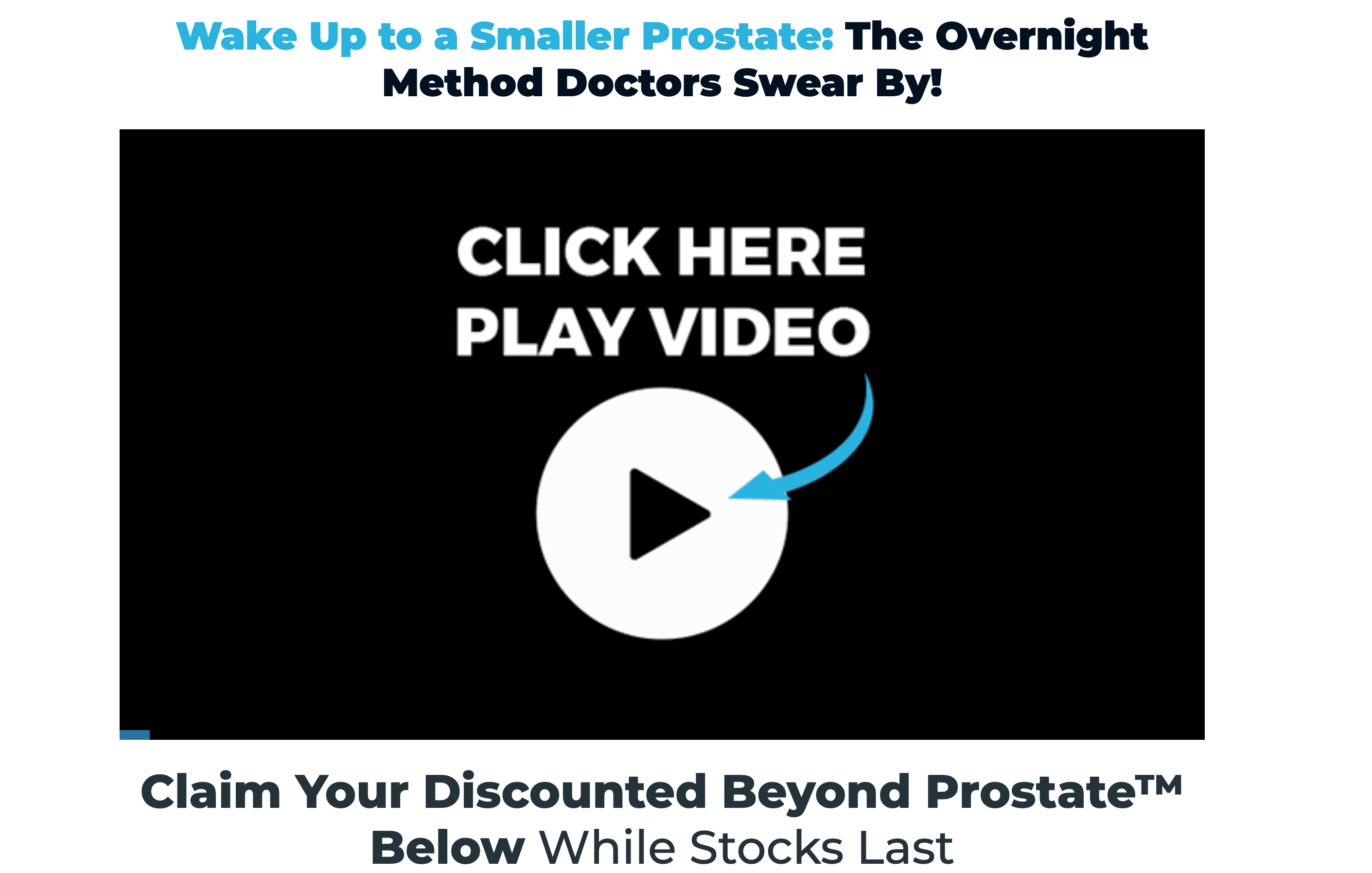 The Easy Prostate Technique for Reduced Bathroom Visits